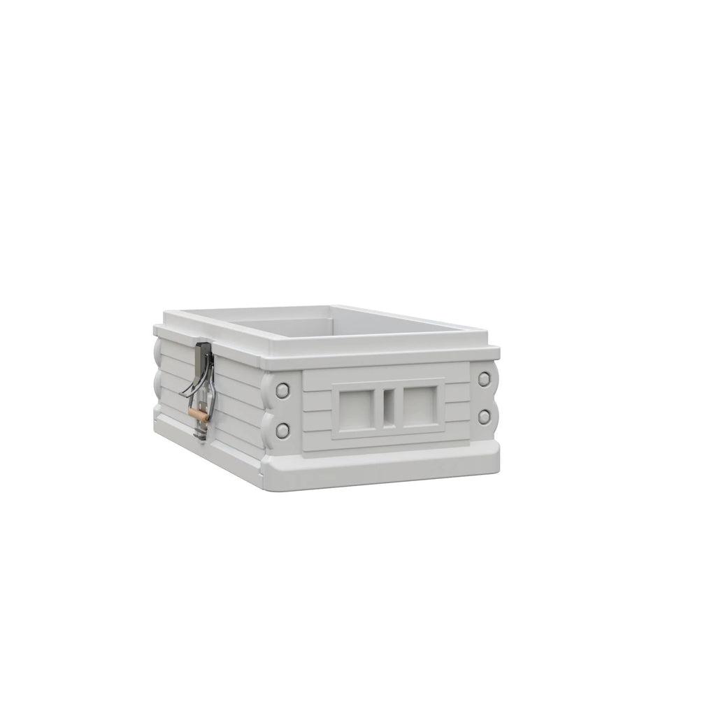 7 Frame NUC White Insulated Medium Super