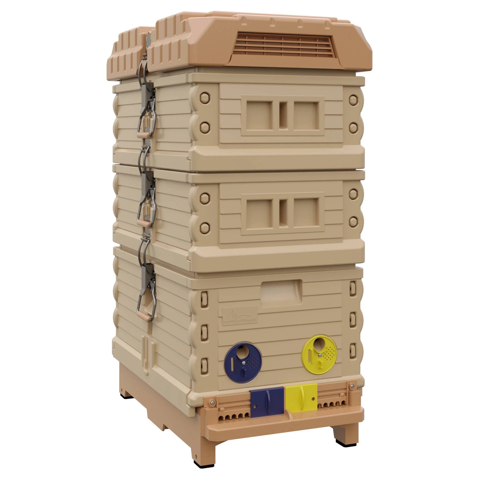 7 Frame NUC White Insulated Medium Super