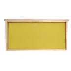 Deep 9 1/8" Grooved Top Bar Frames with Single Coated Yellow Plasticell Commercial Assembled