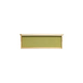 Medium 6 1/4" Grooved Top Bar Grooved Bottom Bar Frames with Single Coated Yellow Plasticell Commercial Assembled